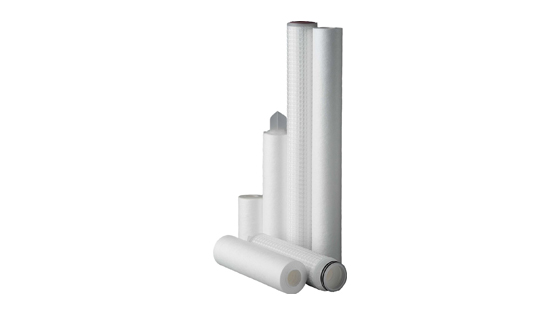 Melt blown sediment filter cartridges